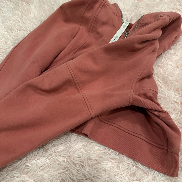 Lululemon Scuba Oversized Half-Zip Hoodie Brier Rose XS/S EUC RARE - Picture 9 of 9